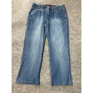 Lee Riveted Jeans Womens 14 P Ultimate 5 Blue Denim